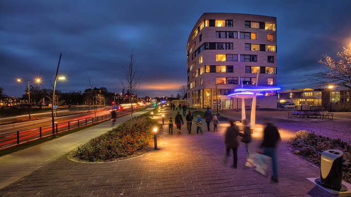 The city of Emmen transformed its urban space, increased the quality of life of citizens, and improved the image of the city using LED lighting from Philips Lighting