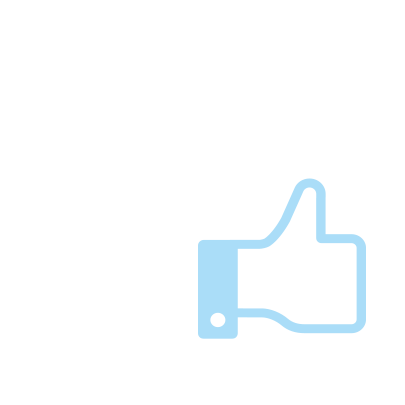 Spanner icon with a thumbs up icon