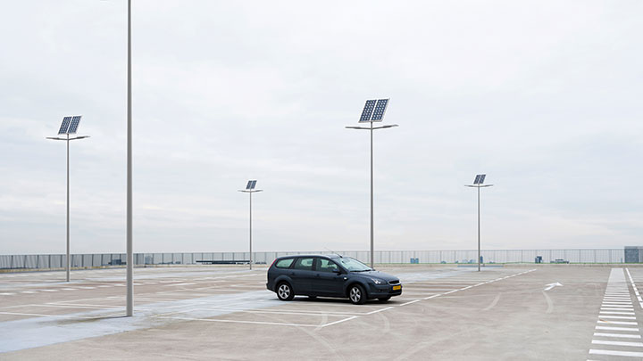 Philips solar parking slot lighting
