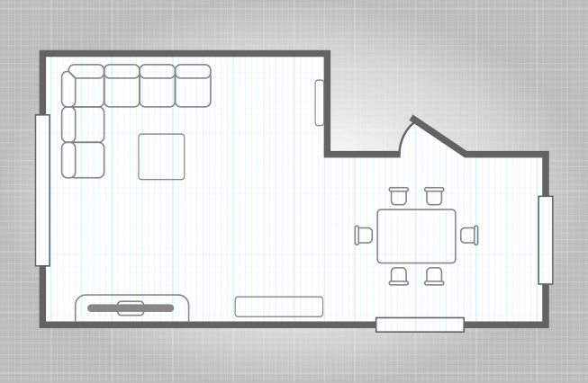 A simple floor plan visualization 